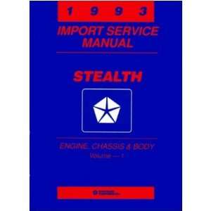  1993 DODGE STEALTH Shop Service Repair Manual Book 