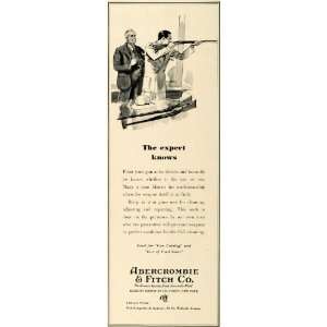   Fitch New York Sport Goods Hunt Gun   Original Print Ad Home