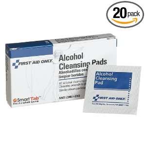  First Aid Only Alcohol Cleansing Pad, 10 Count Boxes (Pack 