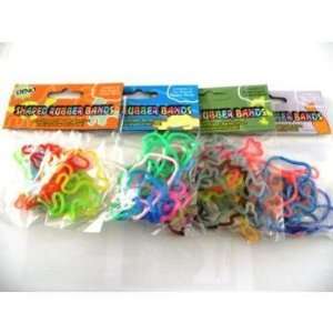  Assorted Shapes Rubber Fun Bands Case Pack 144 Everything 