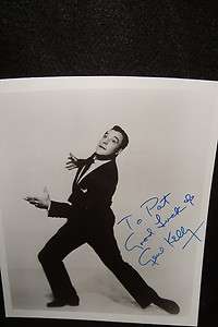 Original Autograph Gene Kelly SP COA  