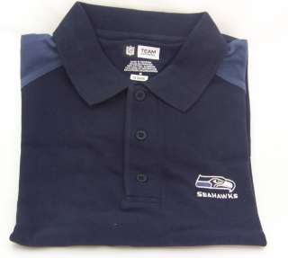New Official NFL Seahawks 3 Button Polo Shirt 3 Styles  