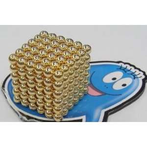   golden genuine 5mm 216 magic cube neodymium cube magnet balls Toys