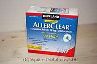 NEW KIRKLAND ALLERCLEAR 24 HOUR NON DROWSY TABLET 300CT  