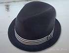 Peter Grimm Black Straw Stingy Brim Fedora Styled Hat   Rocco   O/S