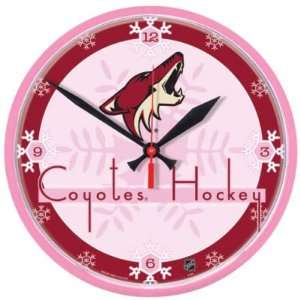  Phoenix Coyotes Wall Clock (Pink)
