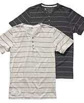 Marc Ecko Cut & Sew T Shirt, Y Me V Neck Stripe T Shirt
