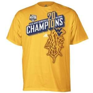 West Virginia Mountaineers Gold 2010 NCAA Division I Mens Basketball 