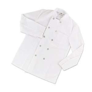 ChefS Coat, Small (Size 32 34), Double Breasted, 65/35 Poly Cotton 