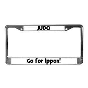  Judo Sports License Plate Frame by  Everything 