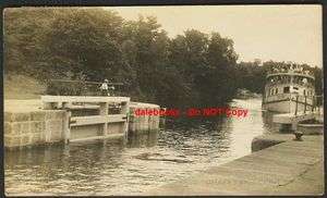   Postcard   1908 Chaffeys Lock Rideau Canal Kingston Ontario Canada