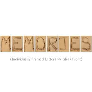  Hawaii Sand Letters MEMORIES (Framed Letters with Glass 