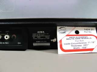 Vintage AIWA Single Stereo Cassette Deck AD 1260U  