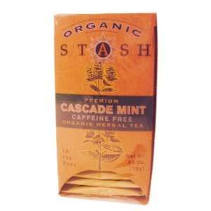 Organic Cascade Mint Herbal Tea 18ct Grocery & Gourmet Food
