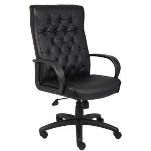  Boss Button Tufted Executive Chair in Black Office 