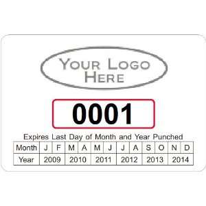  Parking Labels   Design LL16 Static Cling White Permit, 3 