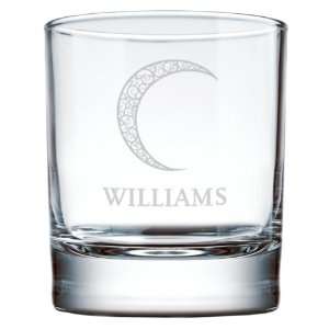  Crescent Moon Old Fashioned Glass