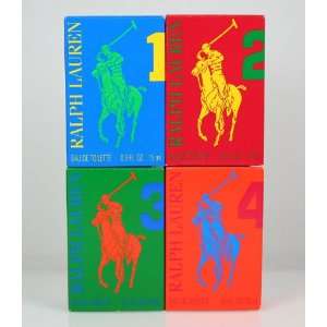  Ralph Lauren Big Pony 4 Piece Cologne Gift Set for Men 