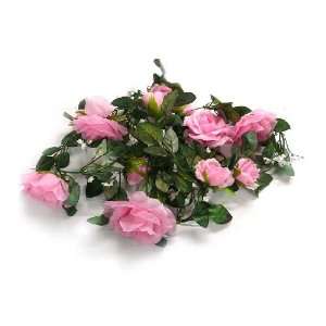  Light Pink Silk Rose Garland Wedding Flowers