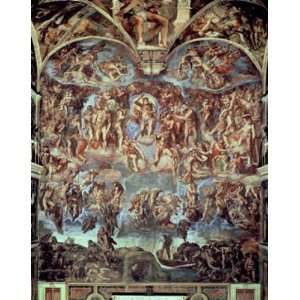 Sistine Chapel, The Last Judgement Wall Mural