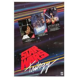  Star Wars Videos Movie Poster, 25.5 x 38