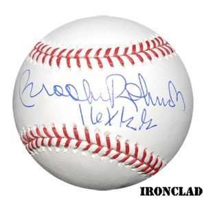  Brooks Robinson Autographed/Hand Signed MLB Baseball with 