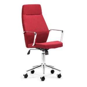    Zuo Modern Holt High Back Office Chair Red
