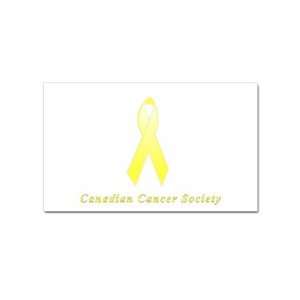  Canadian Cancer Society Awareness Rectangular Sticker 