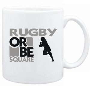  New Rugby Or Be Square  Rugby Mug Sports
