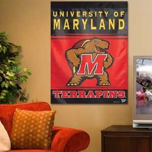  NCAA Maryland Terrapins 27 x 37 Vertical Banner Flag 