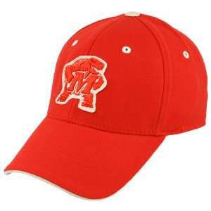  Top of the World Maryland Terrapins Red Heritage 1Fit Hat 