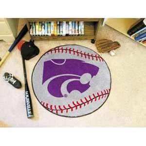 Kansas State Wildcats Baseball Rug 29