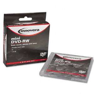 New 8cm Minidisc DVD RW 1.4GB 2x w/Jewel Case Silv Case 
