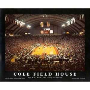  Cole Field House Maryland Basketball Framed Poster Sports 