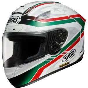 Shoei X Twelve Laseca Full Face Motorcycle Helmet TC 4 Green Large L 