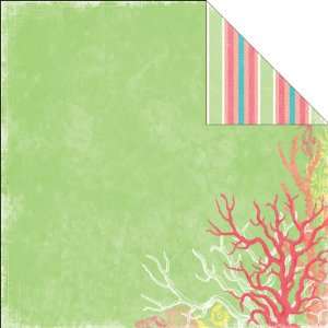  Just Beachy Double Sided Paper 12X12 Coral