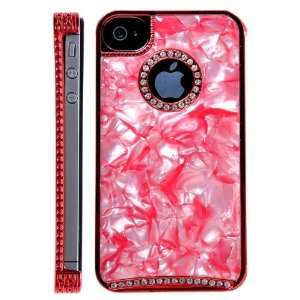 Luxury Marble Bling Pattern Diamond Hard Case for iPhone 4S/iPhone 4 