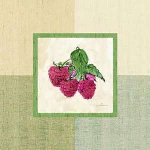  Summer Berries II, Canvas Transfer by Peggy Abrams, 7x7 