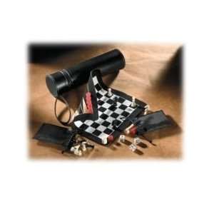  Millennium Leather Magnetic Chess/backgammon Set