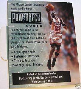 1997 98 Michael Jordan Upper Deck PowerDeck Audio Promo  