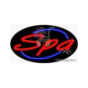 Spa Neon Sign 17 inch tall x 30 inch wide x 3.50 inch wide x 3.5 inch 