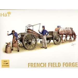  Napoleonic French Field Forge (2 Figures, 2 Horses & Wagon 