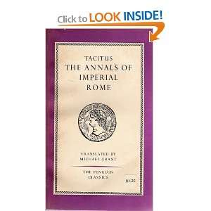  Tacitus The Annals of Imperial Rome Michael Grant Books