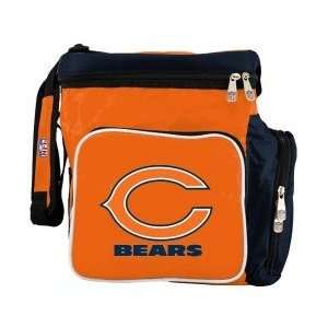  Chicago Bears Orange Team Logo Beverage Cooler Sports 
