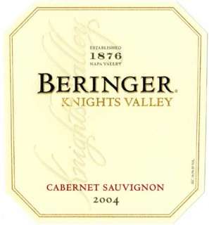Beringer Knights Valley Cabernet Sauvignon 2004 