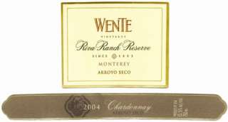 Wente Riva Ranch Reserve Chardonnay 2004 