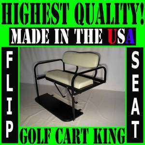 EZGO RXV Golf Cart Rear Flip Back Folding Seat Kit  