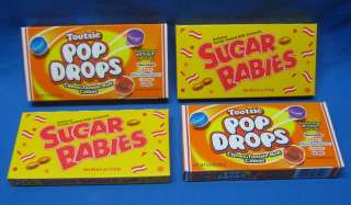 Tootsie Pop Drops & Sugar Babies 4 Theater Box Size  
