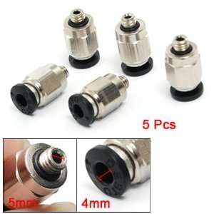 Amico Air Pneumatic Tube 4mm Push in Connector Fittings 5 