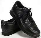 Ladies Propet Black Leather Walking Shoes Sz. 6 M Nice